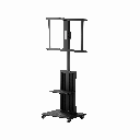 Porodo Mobile TV Stand with wheel 32"-75"| PD-TVFSW-BK |