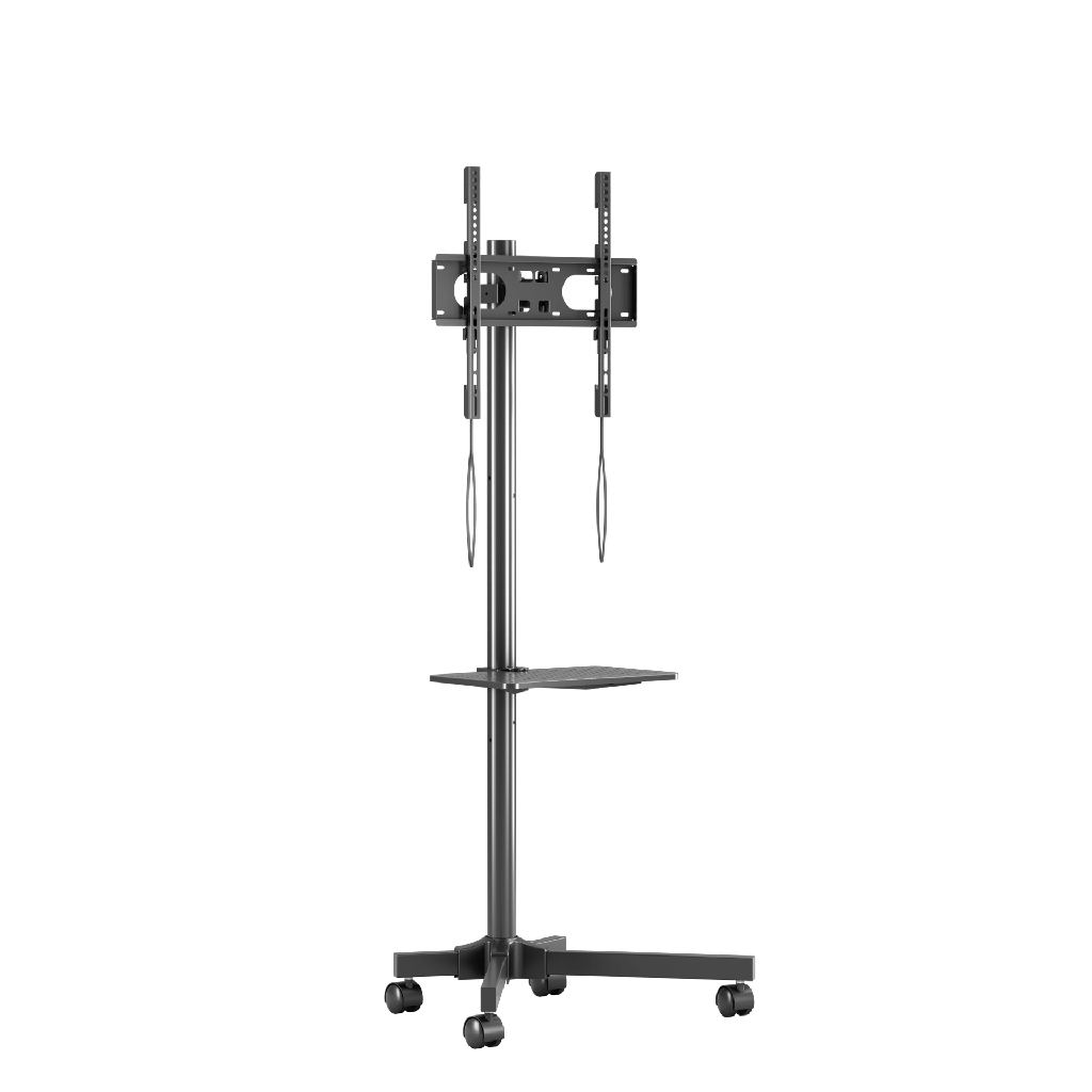 Porodo Mobile TV Stand Dynamic For 23"-60" Inch TVs with MAX VESA 400x400mm | PD-TVCRT-BK |
