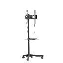 Porodo Mobile TV Stand Dynamic For 23"-60" Inch TVs with MAX VESA 400x400mm | PD-TVCRT-BK |