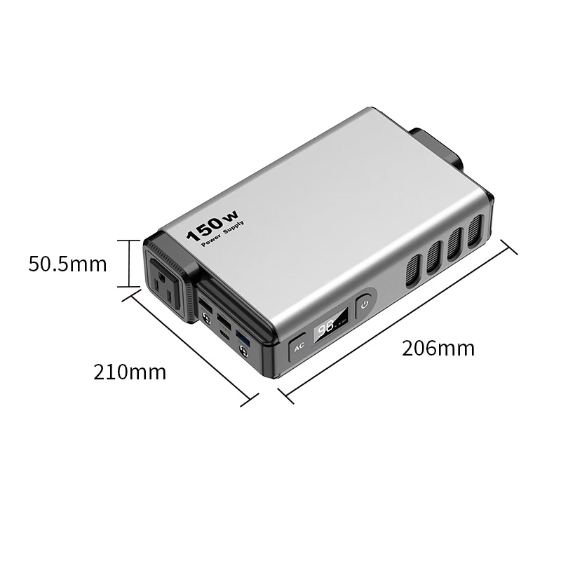 Powerology 32000mAh 150W Mini Power Station With AC Output | PPBCHA31 |