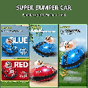 POP UP Remote Control Collision Cars Set of 2 Bumper Cars Toy (6+AGES) NO:0355-1