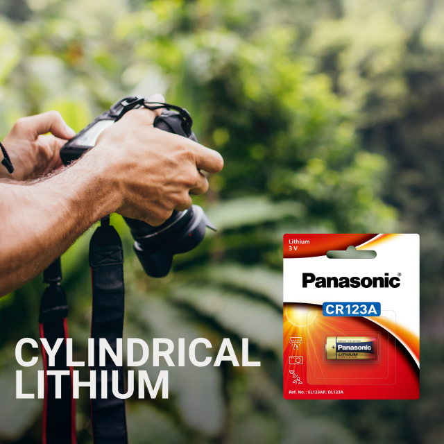 Panasonic CR123AW/1BE Lithium 3V Battery (Pack of 1)