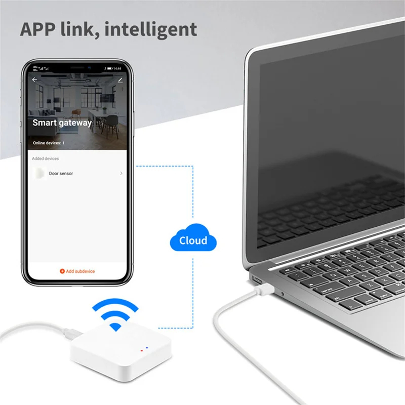 Tuya Bluetooth Home Gateway For 7MD Smart Door Lock - GW003