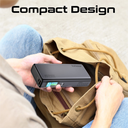 Promate 20,000mAh, 130W Multi-Port Power Delivery Power Bank with TFT LCD Screen | Titan-130 |
