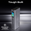 Promate 20,000mAh, 130W Multi-Port Power Delivery Power Bank with TFT LCD Screen | Titan-130 |