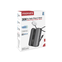 Promate 10,000mAh 30W Power Bank With Apple Watch Charger & Built-in USB-C Cable | Neo-10 |