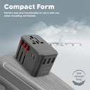 Promate Multi-Port Smart Charging Protected Universal Travel Adapter | TripMate-36W |