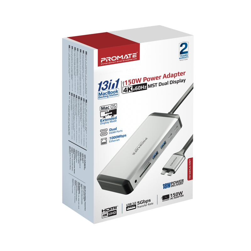Promate 13 in 1 Extension Hub | VersaHub-MST |