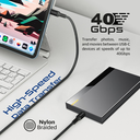 Promate 240W Super Speed Fast Charging USB-C Cable | PowerBolt240-1M |
