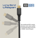 Promate 240W Super Speed Fast Charging USB-C Cable | PowerBolt240-1M |