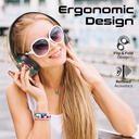 Promate Active Noise Cancelling Hi-Fi Stereo Wireless Headphones with RGB Lights | TransTune |
