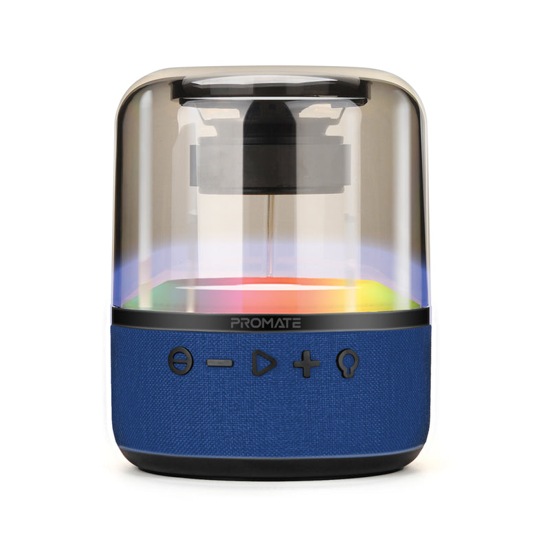 Promate HD LumiSound® 360° Surround Bluetooth Speaker With LED Lights | Glitz-L |