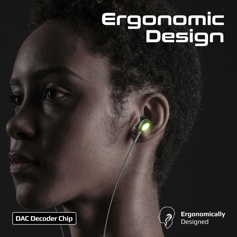 Promate Transparent Stereo USB-C Wired RGB Earphones | LumiBuds-C |
