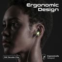 Promate Transparent Stereo USB-C Wired RGB Earphones | LumiBuds-C |