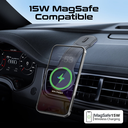 Promate 15W MagSafe Compatible Flexible Smartphone Charging Car Mount | LaxMount-15W |