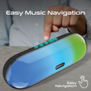 Promate High Fidelity True Wireless Bluetooth v5.3 Speaker With RGB Lights | LumiBar |