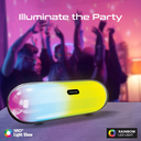 Promate High Fidelity True Wireless Bluetooth v5.3 Speaker With RGB Lights | LumiBar |