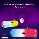 Promate High Fidelity True Wireless Bluetooth v5.3 Speaker With RGB Lights | LumiBar |