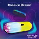 Promate High Fidelity True Wireless Bluetooth v5.3 Speaker With RGB Lights | LumiBar |