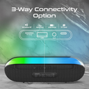 Promate High Fidelity True Wireless Bluetooth v5.3 Speaker With RGB Lights | LumiBar |