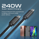 Promate SuperSpeed USB4.0 Cable For Video Transmission, Data Transfer, Ultra-Fast Charging | PrimeLinkC40-2m |