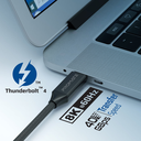 Promate SuperSpeed USB4.0 Cable For Video Transmission, Data Transfer, Ultra-Fast Charging | PrimeLinkC40-2m |
