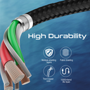 Promate SuperSpeed USB4.0 Cable For Video Transmission, Data Transfer, Ultra-Fast Charging | PrimeLinkC40-2m |
