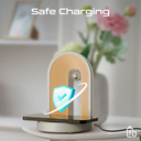 Promate 3 in 1 Multi-Functional LED Lamp, Bluetooth Speaker, with 15W Wireless Charger | Globe-Qi |