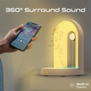 Promate 3 in 1 Multi-Functional LED Lamp, Bluetooth Speaker, with 15W Wireless Charger | Globe-Qi |