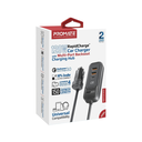 Promate 120W RapidCharge™ Car Charger with Multi-Port Backseat Charging Hub | GearHub-120W |