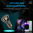 Promate 80W Multi-Port Transparent Car Charger with QC 3.0 & Power Delivery | TransDrive-80W |