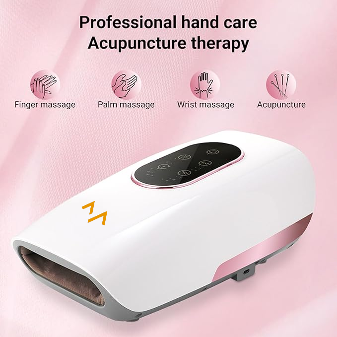 7MD Smart Electric Hand Massager, Hand, Wrist and Finger Massager with Heat and Compression