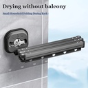 Wall Mounted Foldable Clothes Drying Rack hanger (131911)