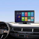 Porodo 9" Android CarPlay Tablet & DVR With SIM Card Slot & Built-in GPS, 4+64GB (PD-ADSCN-BK)