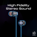 Promate MFi-Certified Ergonomic In-Ear Lightning Connector Earphones | Vibe-LT |
