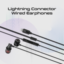 Promate MFi-Certified Ergonomic In-Ear Lightning Connector Earphones | Vibe-LT |
