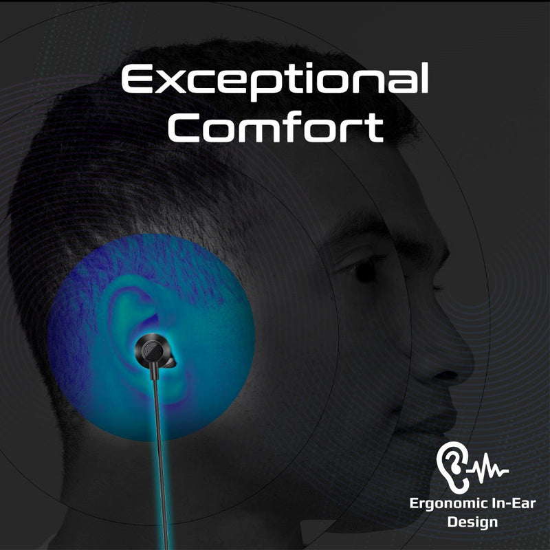 Promate MFi-Certified Ergonomic In-Ear Lightning Connector Earphones | Vibe-LT |