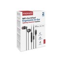 Promate MFi-Certified Ergonomic In-Ear Lightning Connector Earphones | Vibe-LT |