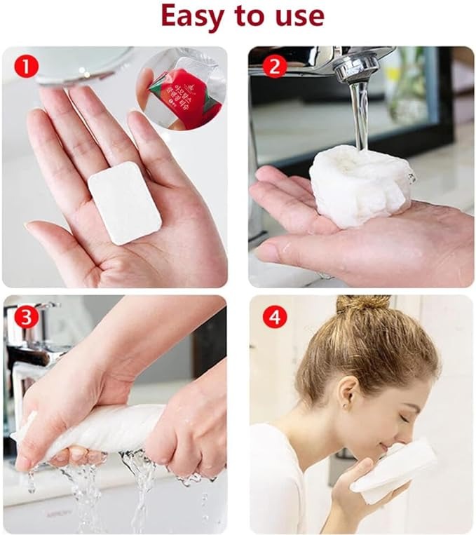 Portable Travel Compressed Towels, Disposable Face Compressed Towels For Travel, Camping & Hiking Outdoor use (70*140cm) 132032