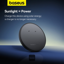 Baseus Dual-Mic Noise Cancellation Solar Charging Single Ear Wireless Earphone for Car - Black | CM10 |