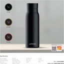 LePresso 600ml Smart Hydration Vacuum Bottle | LP600SBBK |