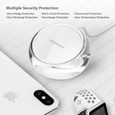 Momax Q.Dock Crystal Fast Wireless Charger UD8w