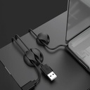 Green Lion 10 in 1 Cable Organizer | GNCABORG10BK |