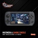 Porodo Gaming Multimedia & Gaming Console 4.5" 128MB RAM + 64GB 3000mAh - Black | PDX622 |