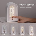 7MD Creative Bedside Lamp, Warm LED Light, Bluetooth Speaker, Touch Sensor Diming Light, Valentine Birthday Gifts | LJC-167 |