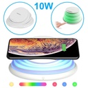 MOMAX QL2 RAINBOW wireless charging atmosphere lamp 10W Telescopic folding stents Angle free Five dimmer Wireless quick charge