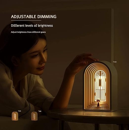 7MD Creative Bedside Lamp, Warm LED Light, Bluetooth Speaker, Touch Sensor Diming Light, Valentine Birthday Gifts | LJC-167 |