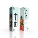 Green Lion Projet Portable Blender With 600 ML Capacity, 6 Powerful Blades, 120W Power | GNPJ7BLDRBK |