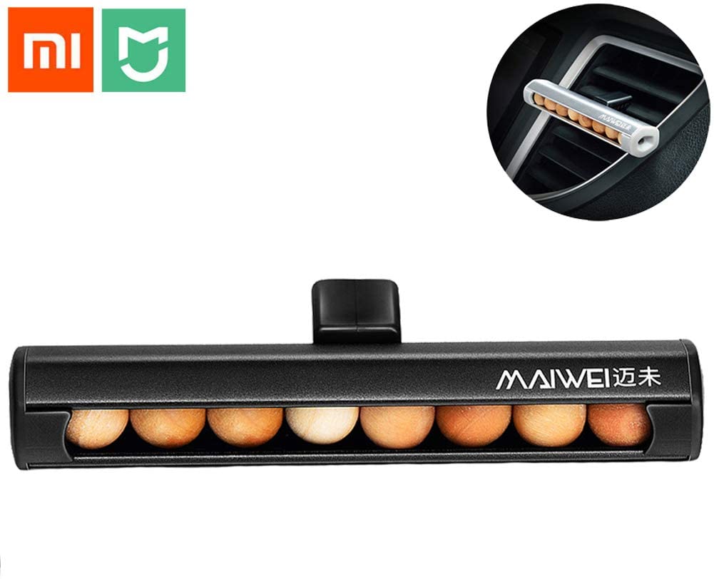 Xiaomi Maiwei Natura TN-XZ01-1 Car Air Freshener Perfume Metal Decoration Aroma Diffuser Holder Incense Ball Natural Sandalwood Sachets