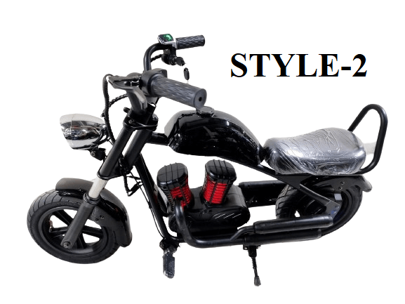 Kids Electric Scooter Mini Cruiser Bike With 180W Power, 15km/h Speed